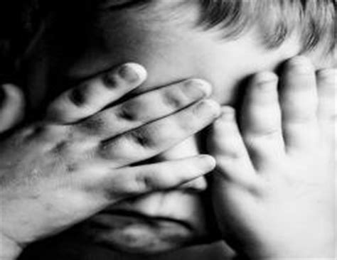 little boy crying